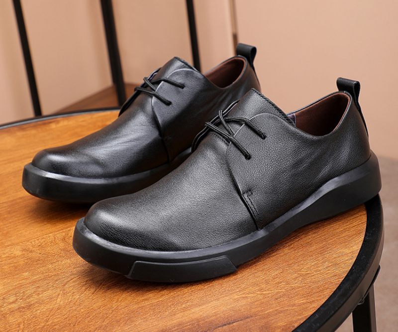 Pánske Topánky Na Voľný Čas Hovädzie Semišové Kože Retro Nízke Trendy Matné Spoločenské