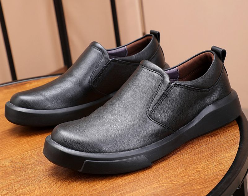 Pánske Topánky Na Voľný Čas Hovädzie Semišové Kože Retro Nízke Trendy Matné Spoločenské