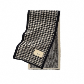 Houndstooth Šál Ženský Zimný Kašmír 2023 Nový Študentský Pár Pletený Teplý Šál Mužského Pohlavia