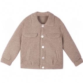 Džínsová Bunda Dámska Voľná Vintage Top S Dlhým Rukávom
