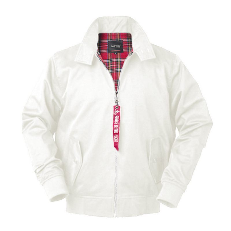 Pánska Bunda S Golierom Slim Fit Casual Khaki