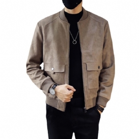 Pánske Bundy Slim Fit Trendy Ležérne Topy Kabáty