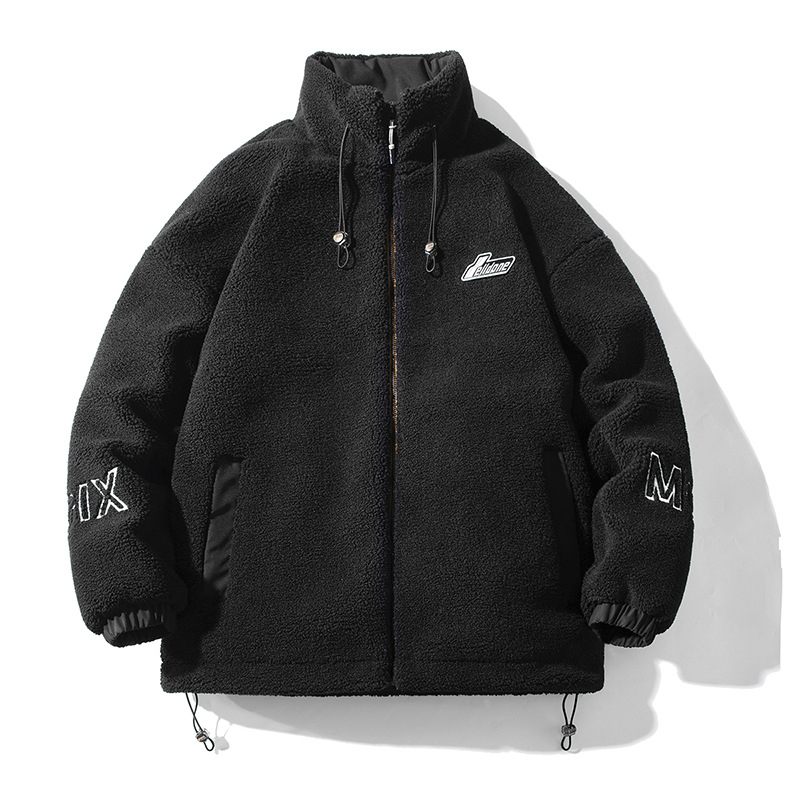 Polar Fleece Pánsky Kabát Trendy Teplý