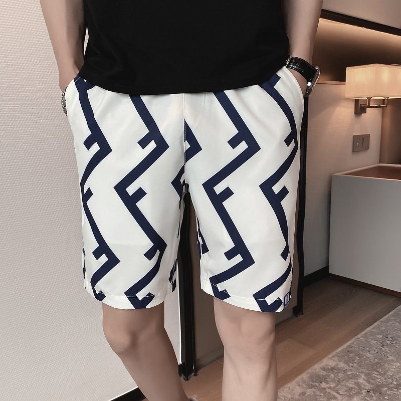 Ležérne Športové Šortky Pánske Plážový Trend Tenké Skrátené Nohavice Voľné