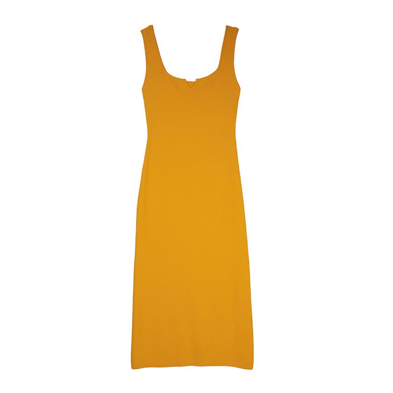 Slim Fit Dlhé Šaty S Dlhými Rukávmi