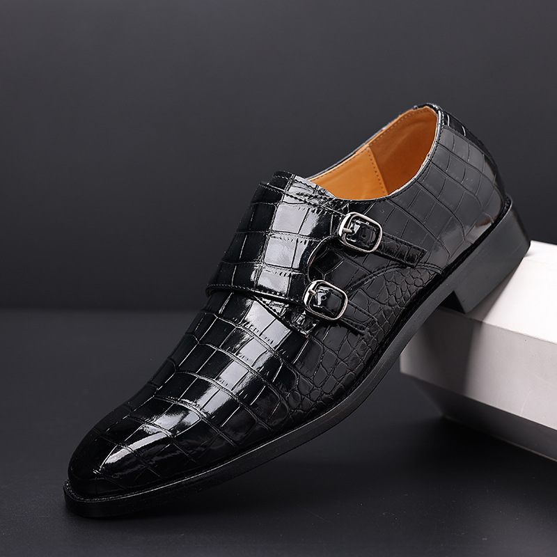 Spoločenské Topánky Pánske Brogue Ležérny Trend Business Formálne Ryté Retro Veľkých Rozmerov