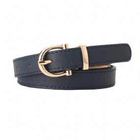 New Ladies Belt Dámsky Pu Leather Trim Jeans Nohavice Student