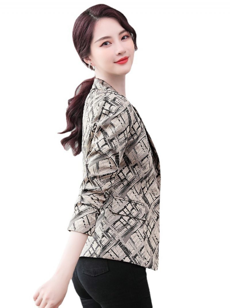 Blejzery Coat Ladies 2023 Slim Fit Ležérne Skrátené Saká Trend