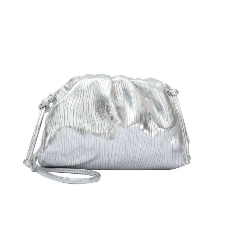 Dámska Taška 2023 New Golden Cloud Bag Tkaná Kabelka Jedno Rameno Diagonálna