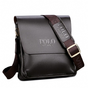 Neformálna Obchodná Taška Cez Rameno Polo Zvislá Kožená Pánska Trend Messenger
