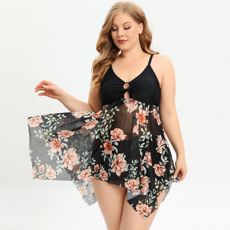 2023 Nové Veľké Dámske Plavky Boxerky Split Bikini