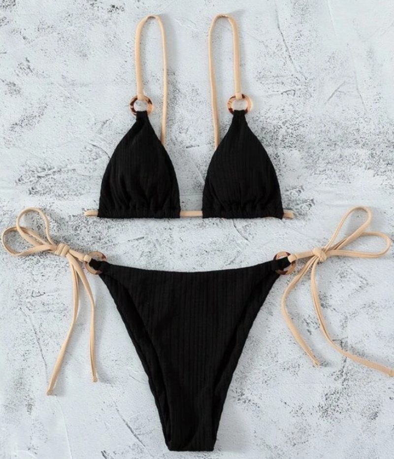 Bikini2023 Nové Jarné A Letné Bikini Plavky Sexy Delené Trojbodové Dámske