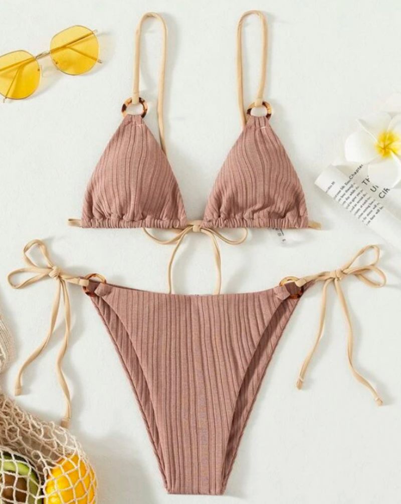 Bikini2023 Nové Jarné A Letné Bikini Plavky Sexy Delené Trojbodové Dámske