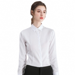 Dámska Košeľa S Dlhým Rukávom Business Formal Workwear