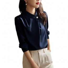 Dámska Šifónová Košeľa Slim Fit Trendy Módna Top
