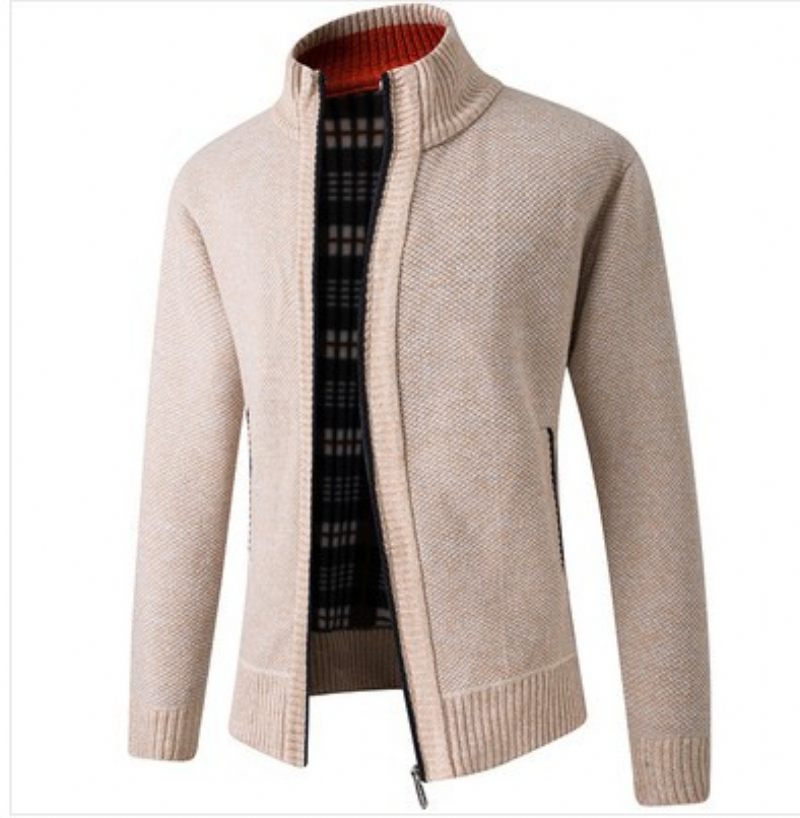 Pánska Sveter Bunda Voľný Čas Pletené Cardigan Trend