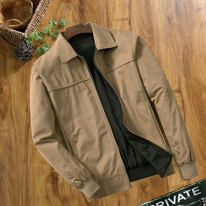 Pánske Bundy Casual Lapel Coat Tenká Časť