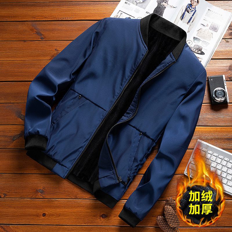 Pánske Bundy Trendy Kabáty Ležérne Slim Fit