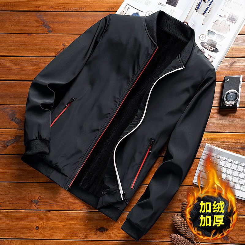 Pánske Bundy Trendy Kabáty Ležérne Slim Fit