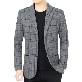 2023 Jarná A Jesenná Pánska Bunda Blazers Business Casual Jednoradová Na Dva Gombíky