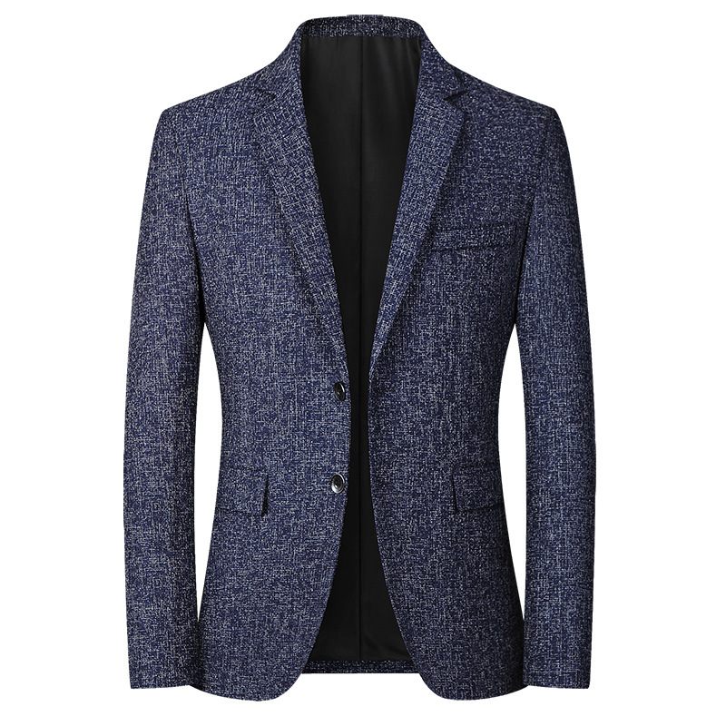 Pánske Kárované Ležérne Blejzre Slim Fit S Dvomi Zapínanými Vreckami