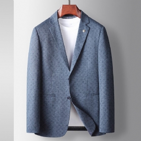 Pánske Ležérne Blejzre Jarná Nová Jednofarebná Slim Fit Bunda
