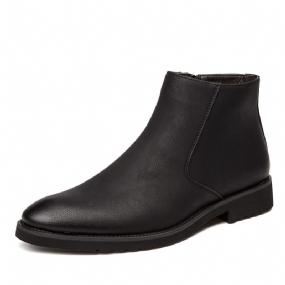 Jesenné A Zimné Pánske Ležérne Čižmy Martin Nízky Strih Krátke Kožené Retro Náradie Trendy