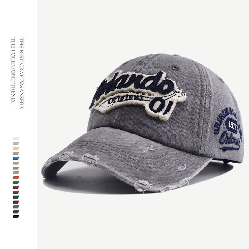 2023 Nová Čiapka Dievčenská Retro Baseballová Pánska Džínsová Soft Top Cap