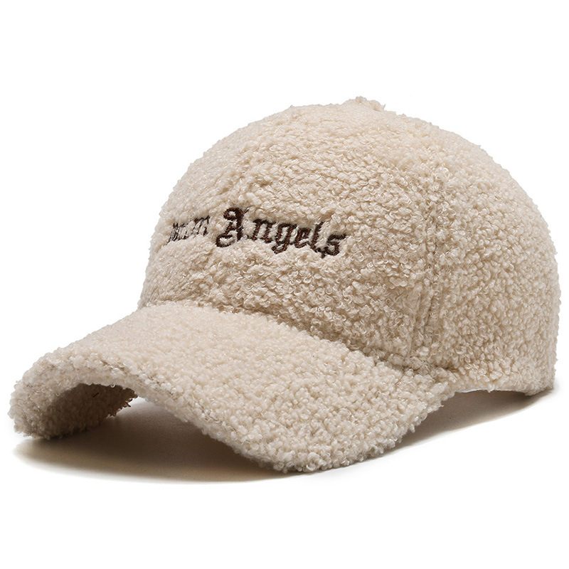 Čiapka Dámska Jesenná A Zimná Jahňacia Vlna Teplá Baseballová Trendy Teddy Zamatová Malá