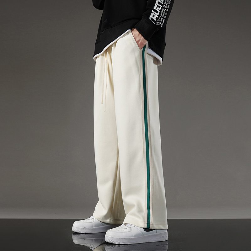 Elastické Džínsy Pánske Trendy Slim Fit Rovné Nohavice