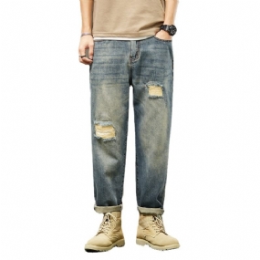 Pánsky Manšestrový Ležérny Slim Fit Stretch Stredne Stúpajúci Rovný