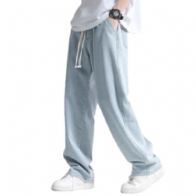 Vyšívanie Ležérne Nohavice Slim Fit Malé Nohy Muži