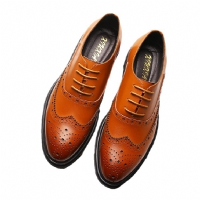 Pánske Retro Biznis Spoločenské Šaty Módne Topánky Ležérne Ploché Brogue Trendové
