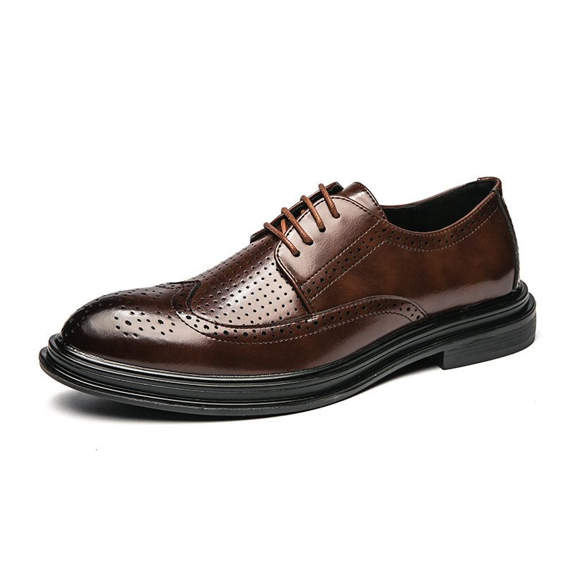 Veľká Veľkosť 46 Brogue Topánky Vyrezávané Pánske Letné Duté Priedušné Vlasový Stylista Trend Business Casual